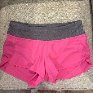 Lululemon Shorts Pink Speed Up 2.5”